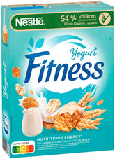 Iaurt Nestlé Fitness, cereale pentru micul dejun cu cereale integrale și aromă parțială de iaurt, 1 pachet (1 x 350g)