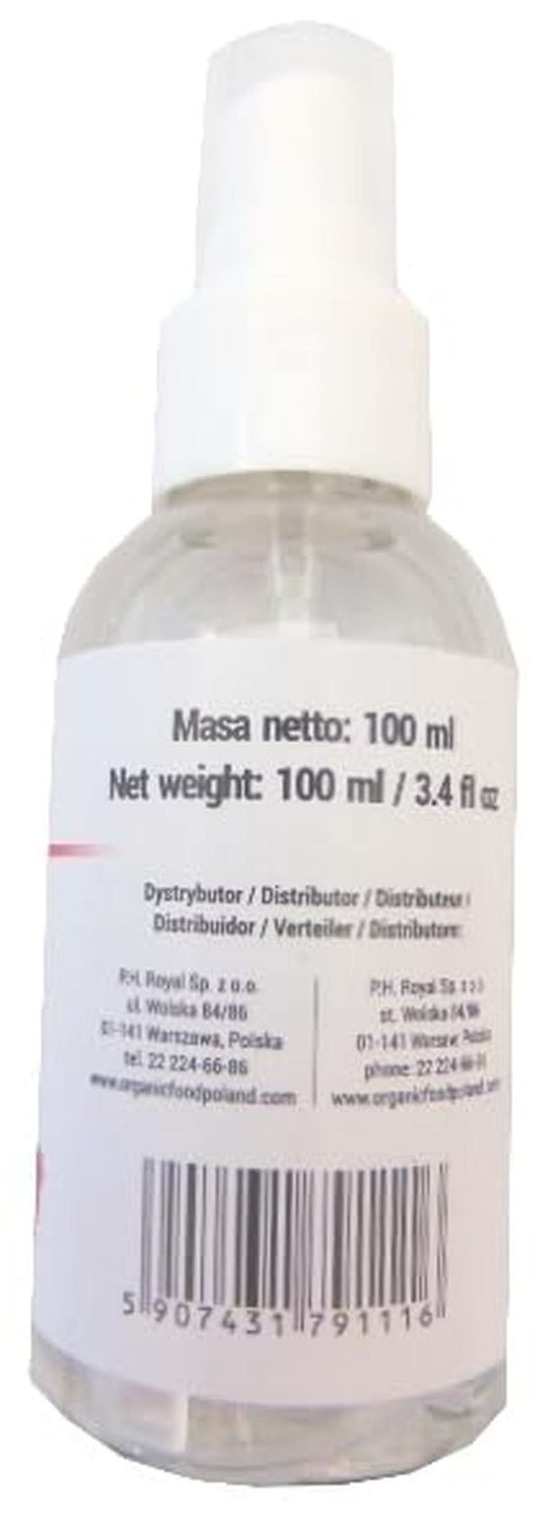 BIO Apă de trandafiri pentru gătit și coacere, 100 ml Arome Naty Shop