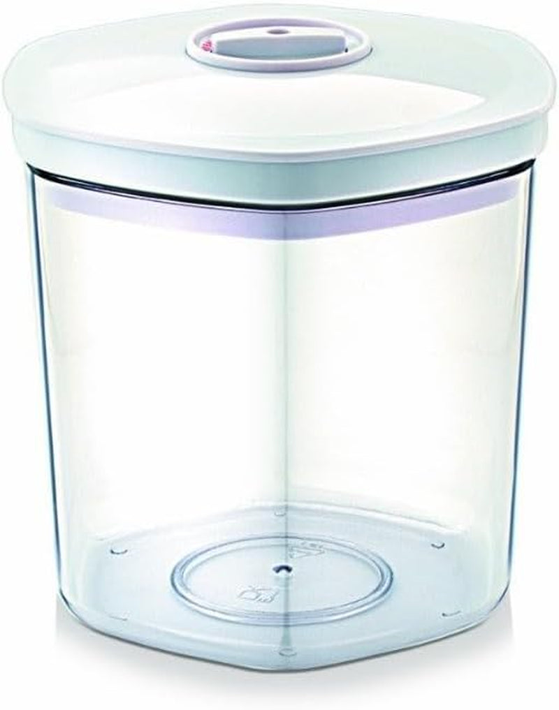 Set de recipiente de vid CASO, recipient rezistent la rupere și la spălarea vaselor, 3 recipiente de vid pentru alimente sensibile la presiune și lichide, potrivite pentru toate sigilatoarele de vid CASO cu conexiune pentru furtun, stivuibile Cutii depozitare alimente Naty Shop