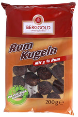 Rumkugeln mit Spezialschokolade, Rumkugeln 200g