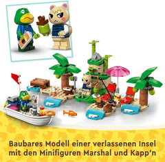 LEGO Animal Crossing Käptens Island Bootstour, kreatives Spielzeug für Kinder mit 2 Minifiguren aus der Videospielserie inklusive Huschke, Geschenk für Mädchen und Jungen ab 6 Jahren 77048 Bausets Besuchen Sie den LEGO-Store