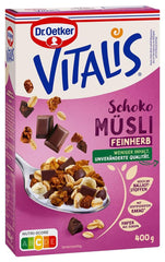 Dr. Oetker Vitalis Zartbitter-Schoko-Müsli: Zartbitter-Schoko-Frühstücksmüsli, 6er-Pack (6 x 600 g)