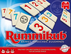 Jumbo Spiele Original Rummikub Classic – der Spieleklassiker unter den Gesellschaftsspielen – für Erwachsene und Kinder ab 7 Jahren JUM17571 Mehrfarbig 2,7 x 3,7 cm