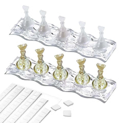 Set Design Unghii – Mână de Antrenament Premium pentru Unghii cu Gel, Accesorii pentru Unghii și Set Unghii Artificiale – Set Versatil pentru Unghii cu Gel DIY și Accesorii Nail Art