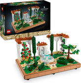 LEGO Icons Fountain Garden – Miniatur-Bauset für Erwachsene mit Blättern, Zypressen, Bäumen, Schlingpflanzen, Blumen – Kreative Geburtstagsgeschenkidee, Einweihungsgeschenk für Frauen, Männer – 10359 Bausets Besuche den LEGO-Store Standardtitel