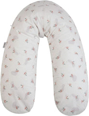 Schwangerschaftskissen - Stillkissen - 2 in 1 Multifunktionskissen - Abnehmbarer Bezug 78 x 44 cm Zubehör Essen und Stillen Bebe Naty Shop