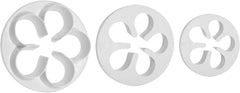 FP900 tăietor cu 5 flori, dimensiuni 2X/3X/4X, plastic, alb, 5 x 5 x 5 cm, 1 unitate