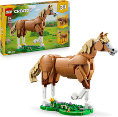 LEGO Creator 3in1 Prächtiges Ross - Pferde Spielzeug - Baue eine Bären- oder Hirschfigur - Geschenk zum Geburtstag für Mädchen und Jungen ab 9 Jahren - 31166