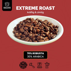 KING'S COFFEE - PRĂJIRE EXTREMĂ - Boabe de Espresso Intenso - aciditate foarte scăzută - prăjire în loturi mici din Italia - boabe de cafea pentru aparate complet automate și aparate cu portafiltru - 1 kg
