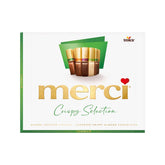 merci Finest Selection Mandel Crunch Sorte – 1 x 250 g – Raffinierte Spezialitäten mit Nüssen und Schokolade – Gefüllte und ungefüllte Pralinen