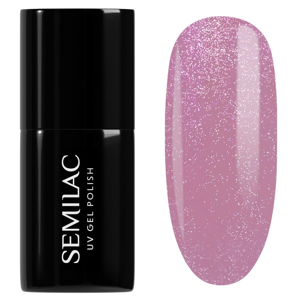 UV-Nagellack Semilac Hybrid 319 Shimmer Dust Pink 7ml