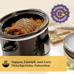 Crockpot digitaler Slow Cooker, 3,5 l (3 bis 4 Personen), CSC113X Slow Cooker Naty Shop