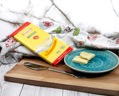 frankonia SCHOKOLADE Weiße Schokolade mit Dextrose, laktosefrei und glutenfrei, 80 g