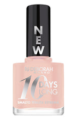 Milano Nagellack-Set zur Stärkung brüchiger und geschwollener Nägel, 9,5 ml und Nagellack 10 Days Long N.882 Nude Rose, langanhaltender Glanzeffekt, 11 ml