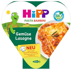 HiPP Bio-Gemüselasagne (6 x 250g), Mahlzeit ab 1 Jahr, leicht gedünstet, vegetarisch, kindergerecht gewürzt, Bio-Qualität
