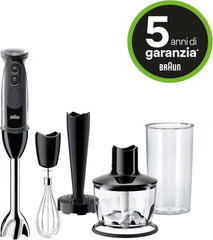 Braun Household Multiquick 5 MQ 5237 BK Standmixer 0,5 L Standmixer Schwarz 1000 W Küche Naty Shop