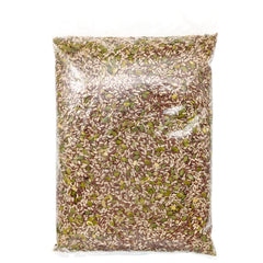 Bio-Omega-Samenmischung 3 kg (Mischung aus Kürbis-, Sonnenblumen- und Leinsamen), eine Mischung aus 3 ganzen rohen Ölsaaten, reich an Proteinen, Ballaststoffen und Omega-3-Fettsäuren