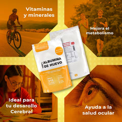 Sermand Nutrition Eialbumin, 100 % Pulver, glutenfrei, laktosefrei