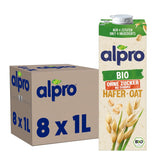 Alpro Bio Haferdrink ohne Zucker – Pflanzendrink mit Hafer
