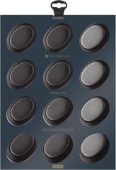 Masterclass Friand Pan – 12 Loch, Grau Formen und Backbleche Naty Shop