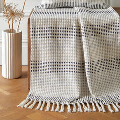 Cuvertură de pat Loft Reva, 100% bumbac reciclat, 130 X 180 cm, Paprika Paturi si Cuverturi Appletree Marină 130Cm X 180Cm