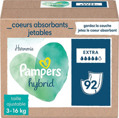 Pampers (alte Version), Packung mit 108 Einzelblatt-Absorptionsmitteln, Standard – 1 Stück