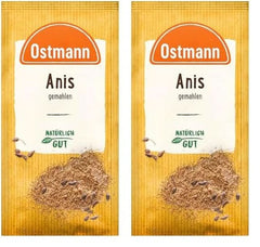 Ostmann Gemahlener Anis, 15 Gramm Gewürze Naty Shop 2 x 15 Gramm