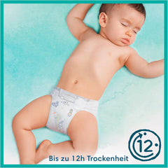 Pampers Babywindeln, Größe 2 (4–8 kg), Harmony, Half Moon Box, sanfter Hautschutz und pflanzliche Inhaltsstoffe, 240 Stück