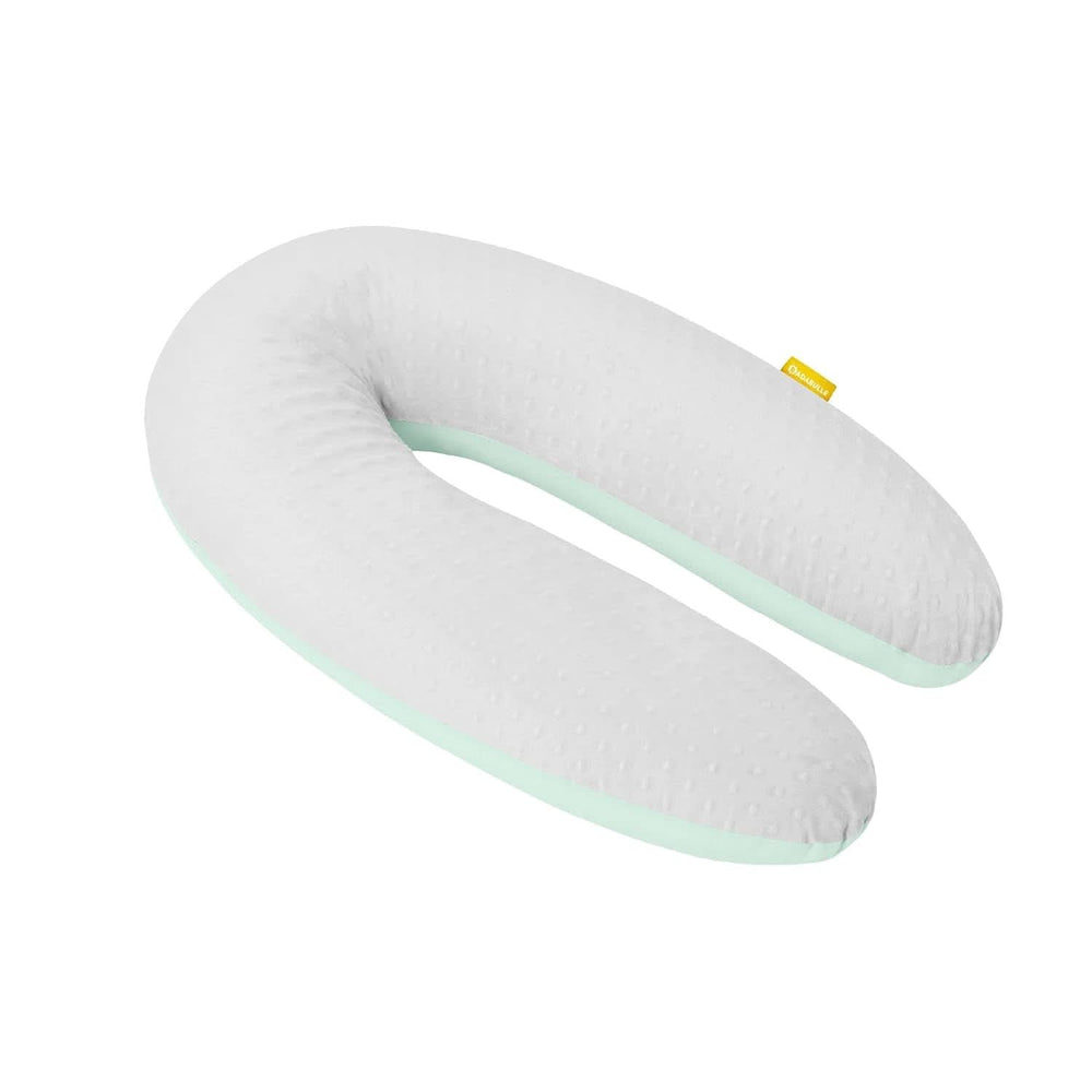 Badabulle Stillkissen und flauschiges Schwangerschaftskissen, 150 cm, inklusive Bezug, ergonomische Form Zubehör Essen und Stillen Bebe Naty Shop Fluffy