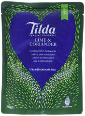 TILDA Gedämpfter Basmatireis mit Limette und Koriander für die Mikrowelle, 250 g