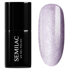 Semilac UV-Nagellack 664 Lilac Gloss 7 ml – Cat-Eye-Effekt, einzigartige Reflexionen mit magnetischem Werkzeug – Gloss Gala Collection