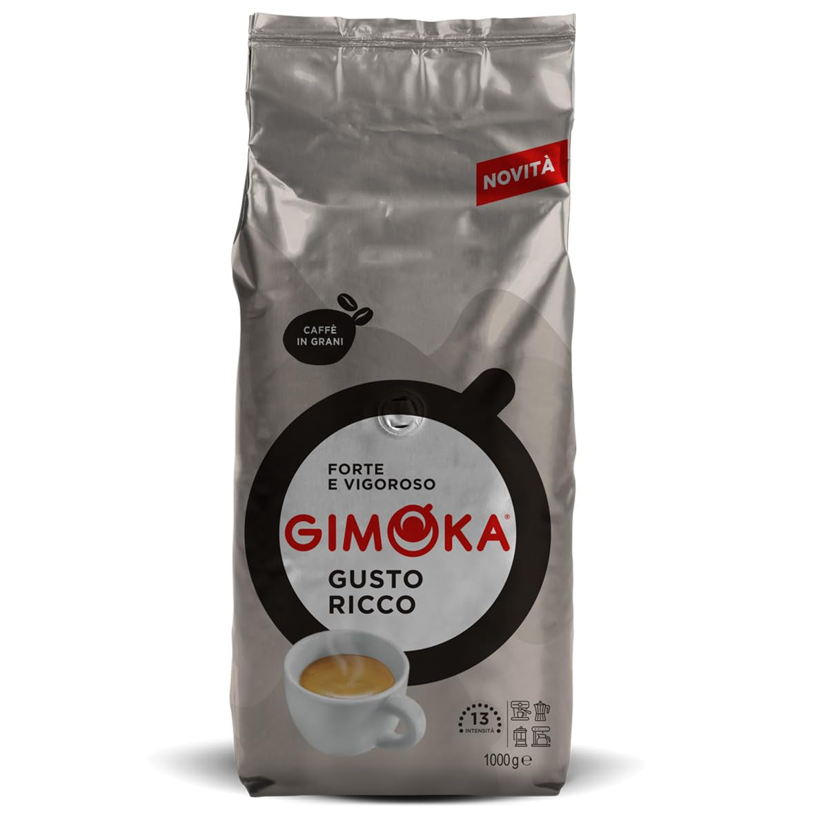Gimoka - Cafea boabe, 1 Kg Cafea Naty Shop 1 Kg Ricco