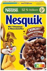 Nesquik Nestlé Nesquik Crunchy Breakfast, Müsli mit Schokolade und Vollkorn, 1 Packung (1 x 330g)
