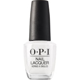 Oja OPI Nail Lacquer White Shades – Oja cu uscare rapidă, rezistentă la ciobire și de lungă durată – durează până la 7 zile – cu pensulă ProWide extra-lată