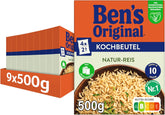 BEN'S ORIGINAL™ Naturreis im Beutel, 9 x 500 g