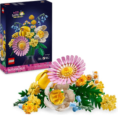 LEGO Botanicals Kleiner Sommerstrauß – Bauset mit künstlichen Blumen – inkl. Glockenblumen, Butterblumen, Tulpen – Geschenkidee für Frauen, Mütter und Männer – 10347 Bausets Besuche den LEGO-Store Standardtitel