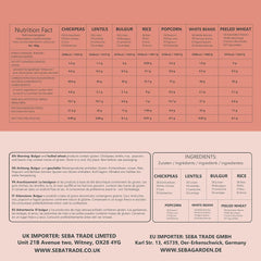 Seba Garden Rote Linsen 1 kg – Premium ganze Linsen aus Kanada – Massor Dal, gentechnikfrei, proteinreich, reich an Ballaststoffen – ganz natürlich, vegan, glutenfrei, ideal für Suppen und Currys