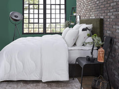 Decke, gemäßigt, synthetisch, 220 x 240 cm, für Doppelbett, Amazon-Decke, milbendicht und flauschig, recycelte Faser, maschinenwaschbar bei 40 ° C Bettdecken und Steppdecken Naty Shop