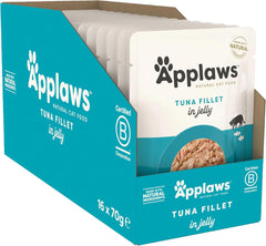 Applaws Cat Pouch Tuna Fillet in Jelly 1x(16x70g)