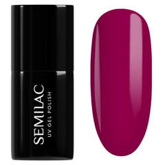 UV-Nagellack Semilac Hybrid 436 Kraftvolles Burgunderrot, 7 ml, Even Better Together-Kollektion