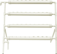 Hydroponisches System, Tower Hydroponic Grow Kit, 4-stufiger Pflanzgefäßständer mit 36 Pflanzlöchern, erdlose Pflanzenanbausysteme für Garten, Büro und andere Innen- und Außenräume