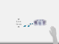 Nivelă cu furtun CELLFAST de 25 m cu 2 tuburi de măsurare, pâlnii rezistente la rupere și scală milimetrică. Facilitează nivelarea perfectă a punctelor îndepărtate.