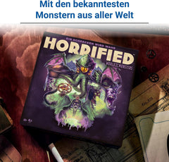 Ravensburger 22892 – Horrified: Welt der Monster – Kooperatives und süchtig machendes Brettspiel ab 10 Jahren für Spieleabende mit Freunden oder der Familie für 1–5 Horrified-Fans