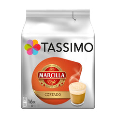 Tassimo Kapseln Marcilla Cortado, 5 x 16 Pads, 80 Kaffeekapseln