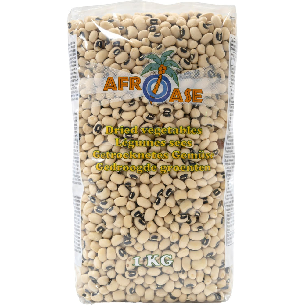 AFROASE - Schwarzaugenerbsen - 1 x 1 kg