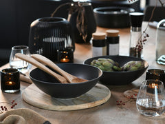 Creatable, 30007, Seria Soft Touch, set de veselă din 2 piese, set de salată din gresie, potrivit pentru mașina de spălat vase și cuptorul cu microunde, Fabricat în Portugalia