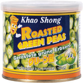 Khao Shong Gebratene grüne Erbsen mit Wasabi, knusprige Erbsen in würzigem Teig, eine fettarme Alternative zu Nüssen, mittelscharf, 1 140-g-Dose | 140 g (1 Packung)