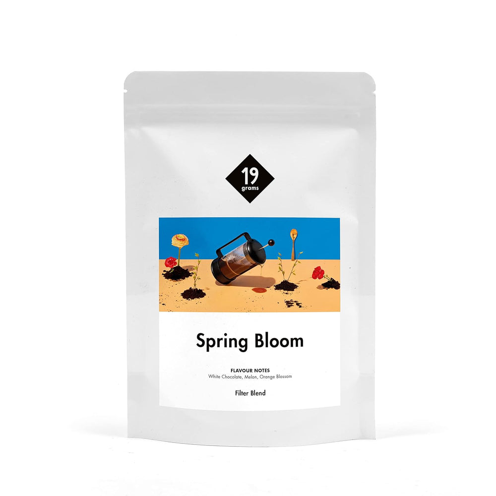 Filtru Spring Bloom | 250 g boabe întregi | echitabil și sustenabil | proaspăt prăjit | boabe de cafea 100% Arabica | cafea specială | 19 grame Cafe Roastery…