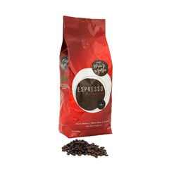 Espresso 1000g boabe de cafea întregi - Meșteșug original italian de prăjire pentru cele mai înalte exigențe! Cafea, Cappuccino, Espresso, Latte Macchiato