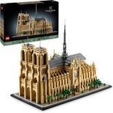 LEGO Architecture Notre-Dame De Paris, piesă de colecție pentru adulți, suvenir din Franța, cadou pentru femei, bărbați, globetrotteri și toți pasionații de istorie, model arhitectural 21061 Seturi de constructie Besuche den LEGO-Store Titlu implicit